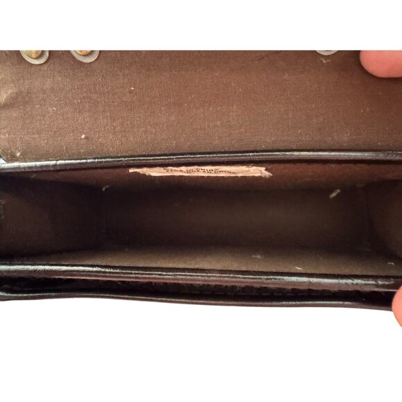 Vintage WW German? Physicians Black Leather Medical Doctor Travel Bag Small Case - Picture 12 of 14